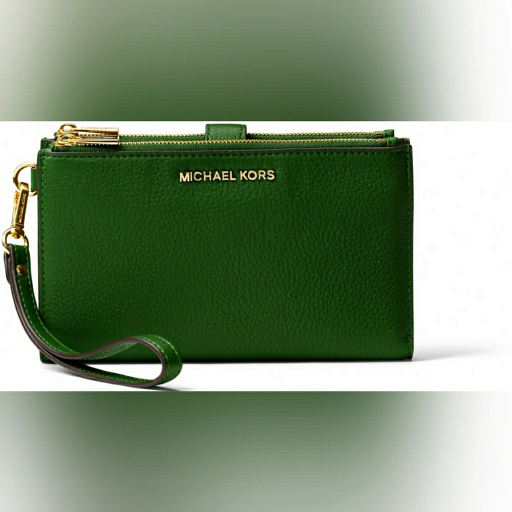 Michael Kors Mk Designer Adele Forrest Green Wris… - image 1
